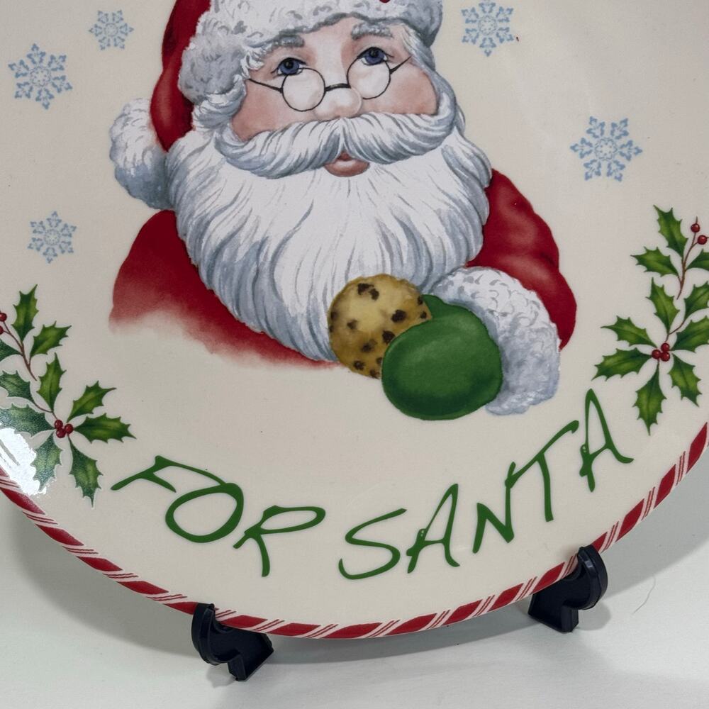 Lenox Cookies for Santa Plate Holiday 9" - Picture 3 of 4